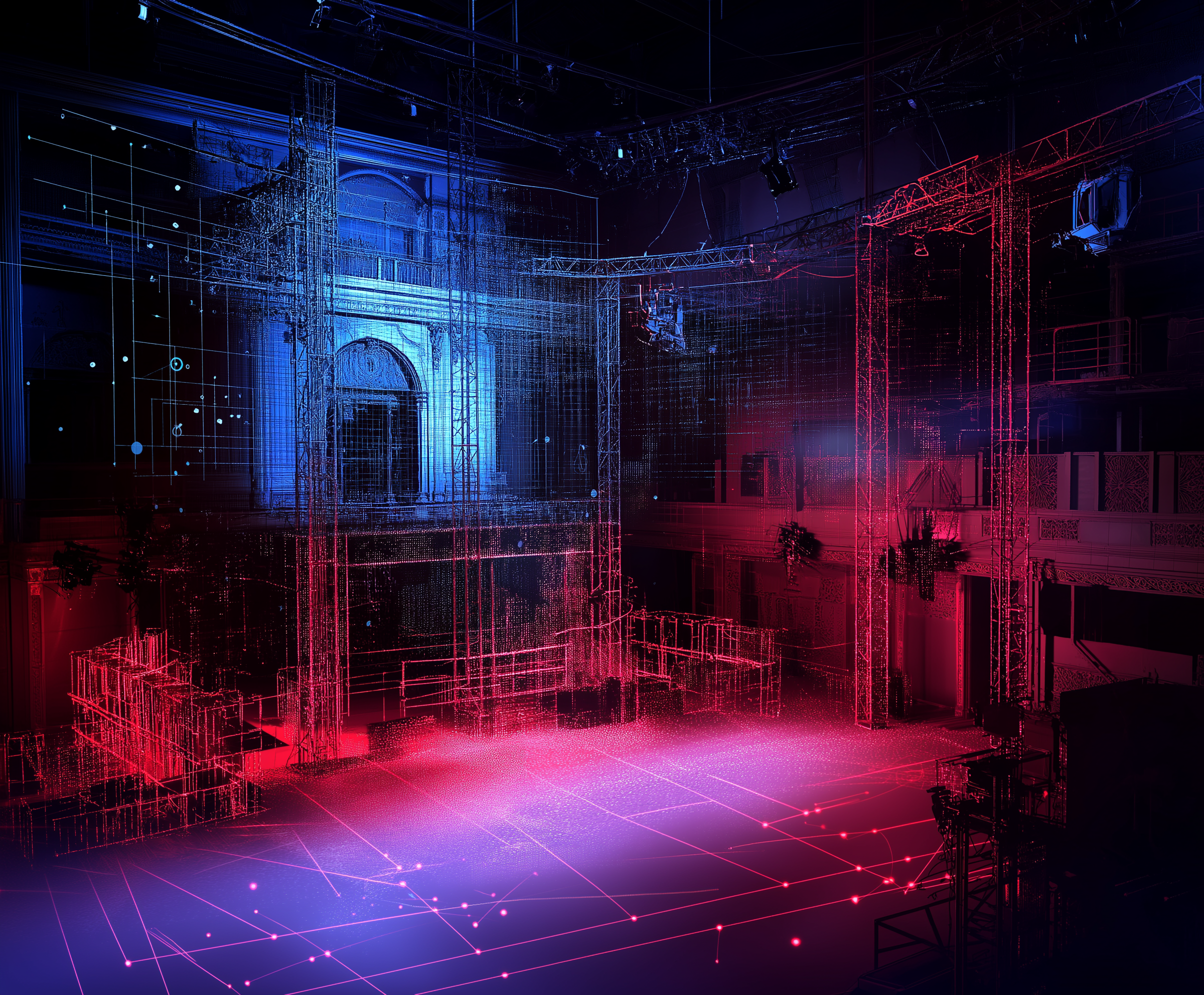 추상 환경 LiDAR 스캔